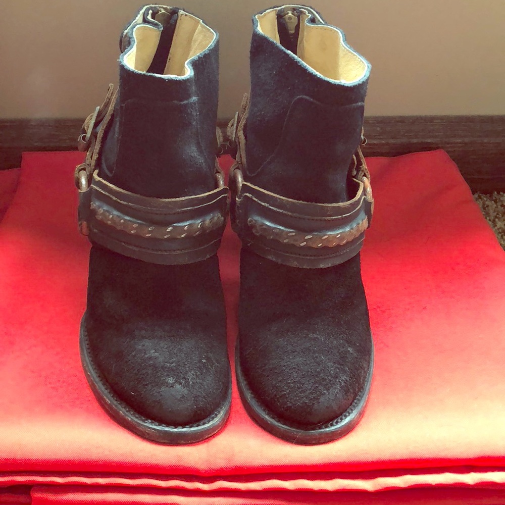 Freebird by Steven El Paso Black Suede Bootie